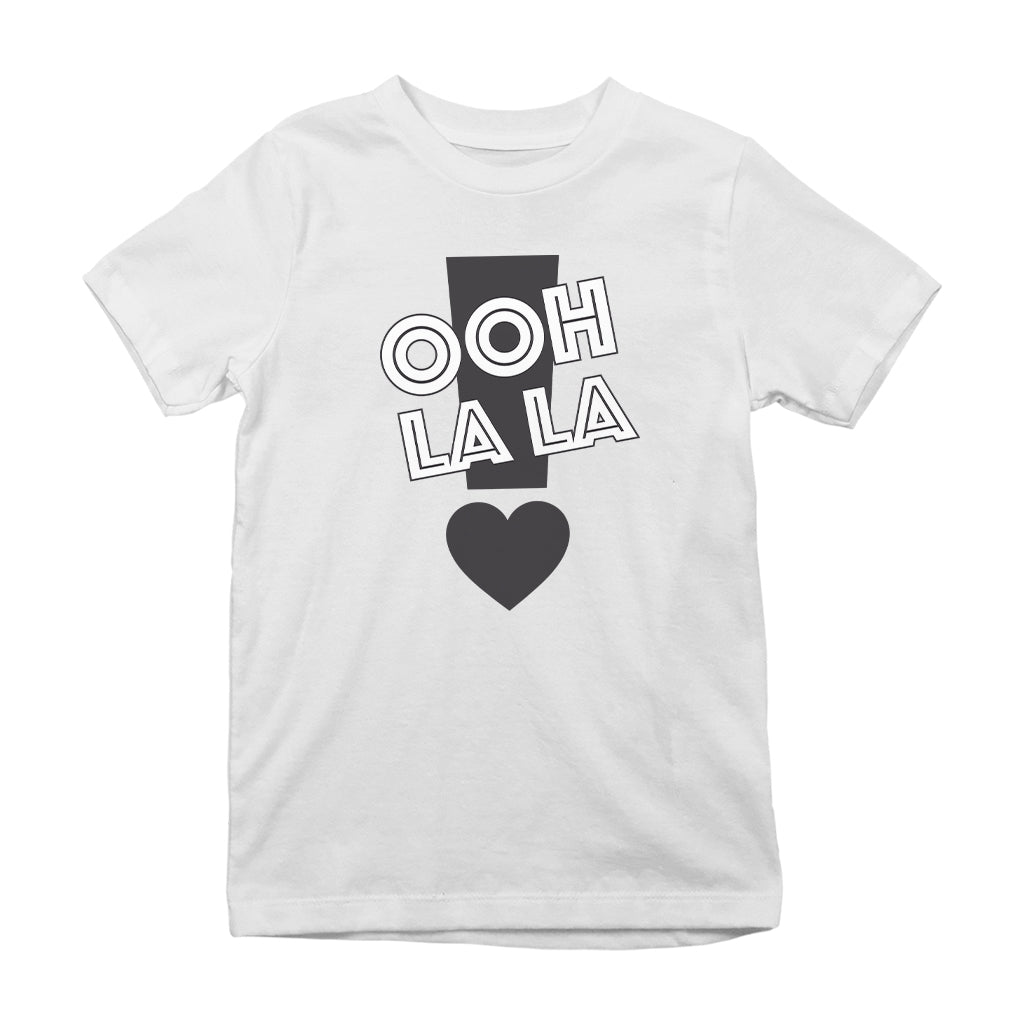 Betty Boop Ooh La La Exclamation Mark Heart Kids T-Shirt