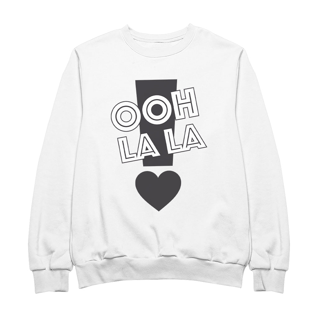 Betty Boop Ooh La La Exclamation Mark Heart Men's Sweatshirt