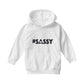 Betty Boop Sassy Black Bold Kids Hooded Sweatshirt