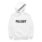 Betty Boop Sassy Black Bold Women's Hooded Sweatshirt