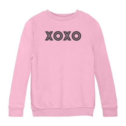 Betty Boop XOXO Bold in Black Kids Sweatshirt