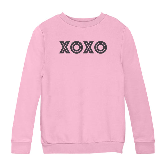 Betty Boop XOXO Bold in Black Kids Sweatshirt