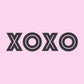 Betty Boop XOXO Bold in Black Kids T-Shirt