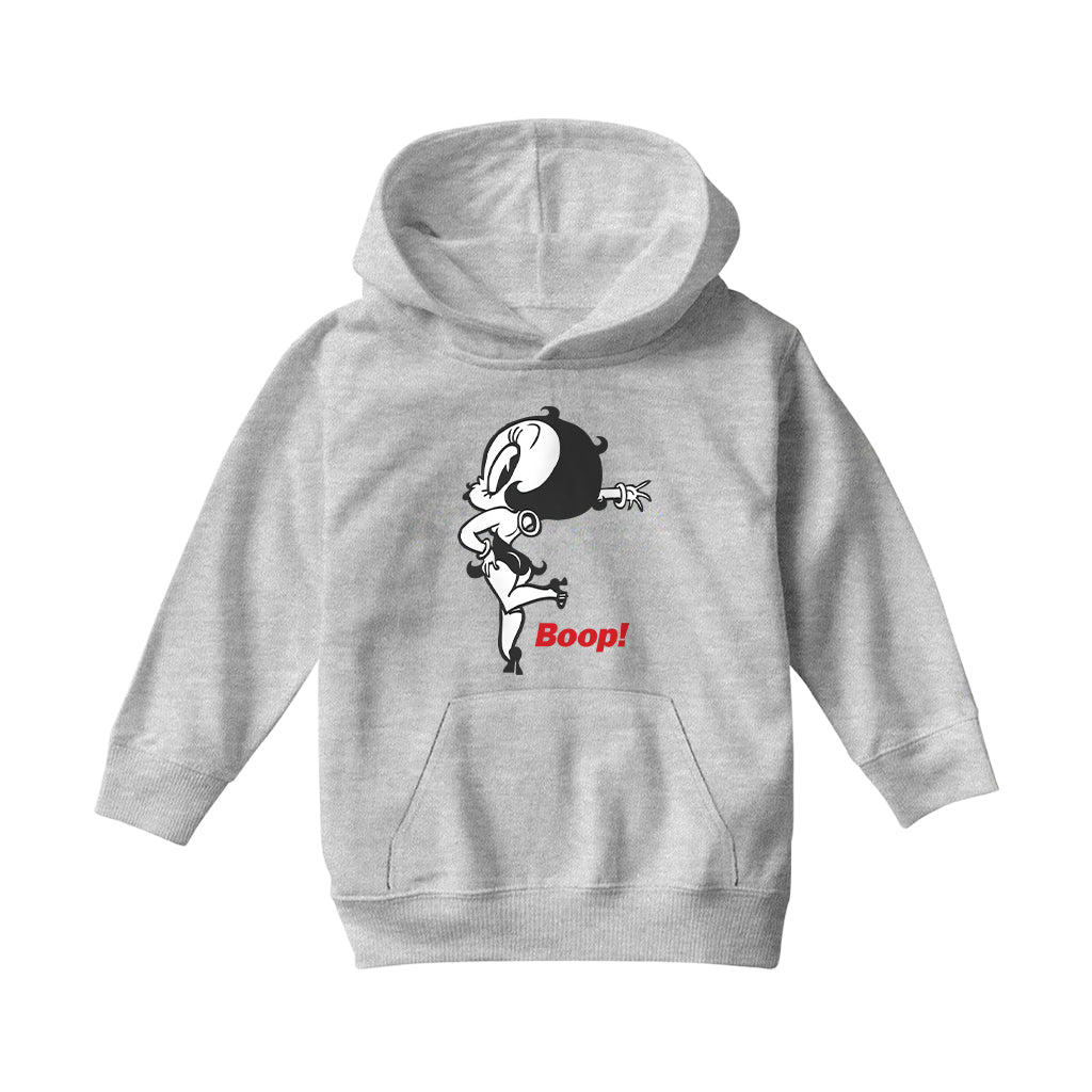 Betty Boop Boop! Leg Kickback Kids Hooded Sweatshirt