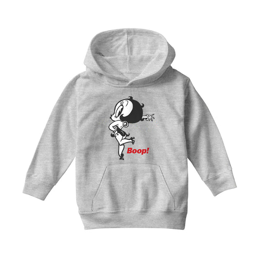 Betty Boop Boop! Leg Kickback Kids Hooded Sweatshirt