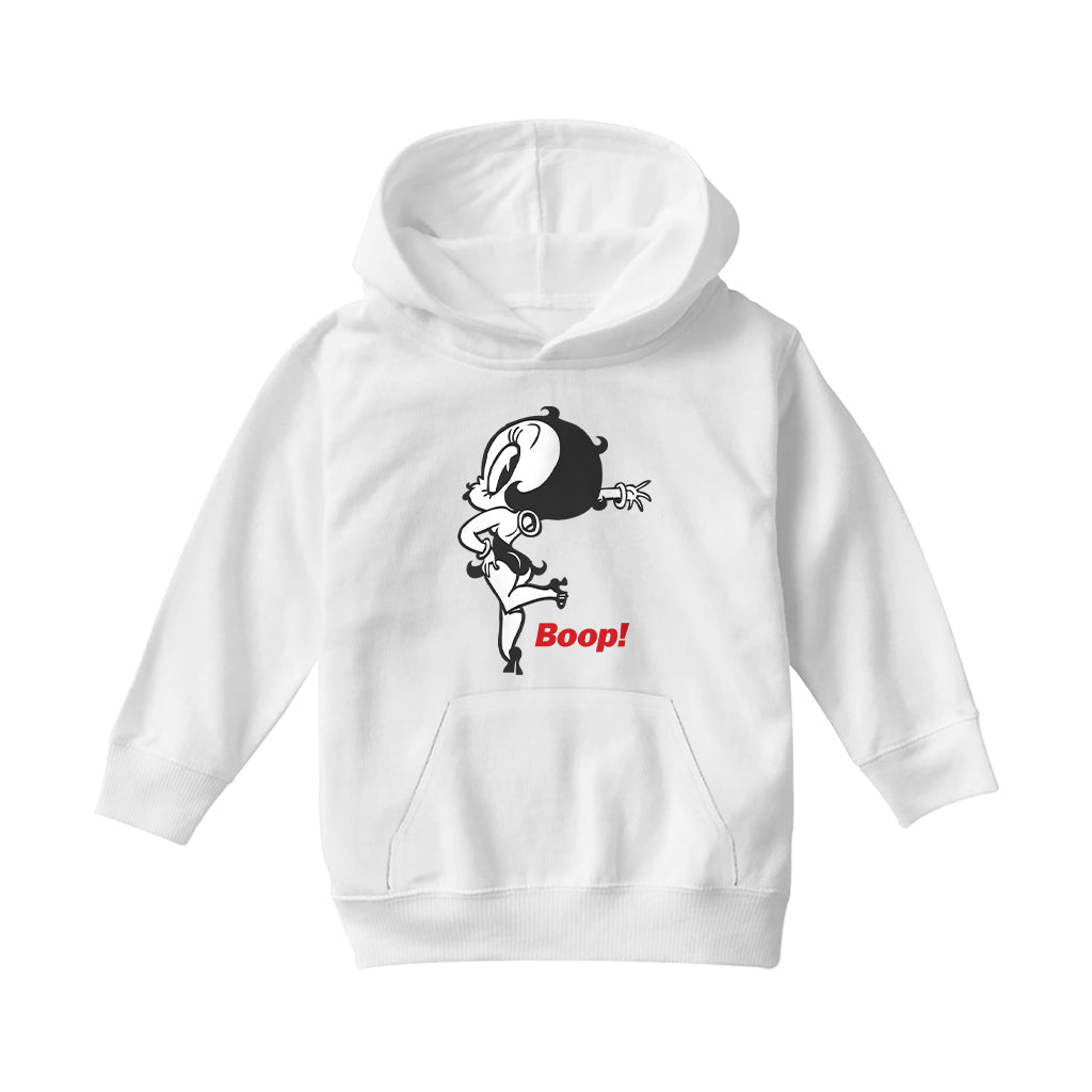 Betty Boop Boop! Leg Kickback Kids Hooded Sweatshirt
