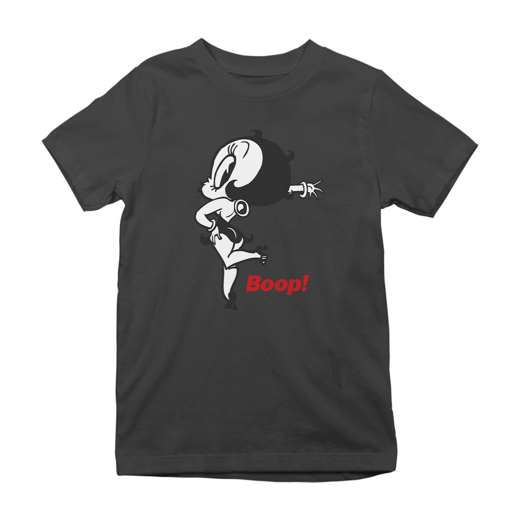 Betty Boop Boop! Leg Kickback Kids T-Shirt