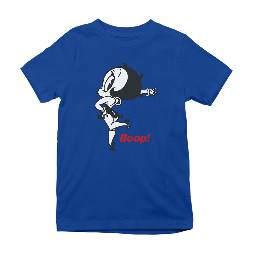 Betty Boop Boop! Leg Kickback Kids T-Shirt