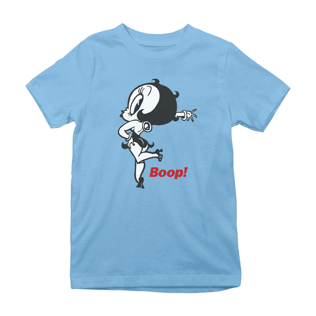 Betty Boop Boop! Leg Kickback Kids T-Shirt