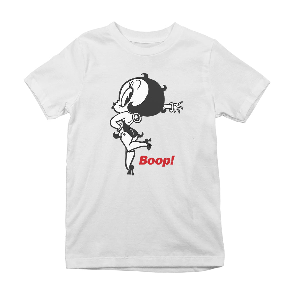 Betty Boop Boop! Leg Kickback Kids T-Shirt