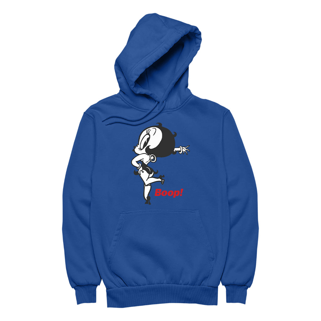 Betty Boop Boop! Leg Kickback Men's Hooded Sweatshirt