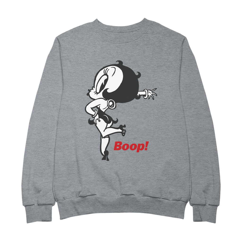 Betty Boop Boop! Leg Kickback Men's Sweatshirt