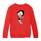 Betty Boop Hands Together Smiling Kids Sweatshirt