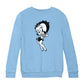Betty Boop Hands Together Smiling Kids Sweatshirt