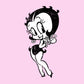 Betty Boop Hands Together Smiling Men's Hooded Sweatshirt