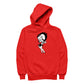 Betty Boop Hands Together Smiling Men's Hooded Sweatshirt