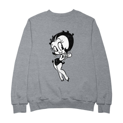 Betty Boop Hands Together Smiling Men's Sweatshirt