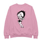 Betty Boop Hands Together Smiling Men's Sweatshirt