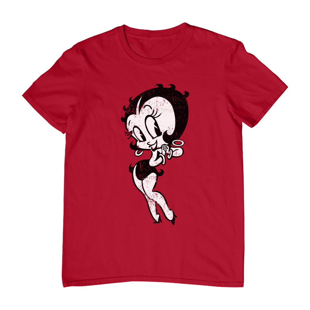 Betty Boop Hands Together Smiling Men's T-Shirt