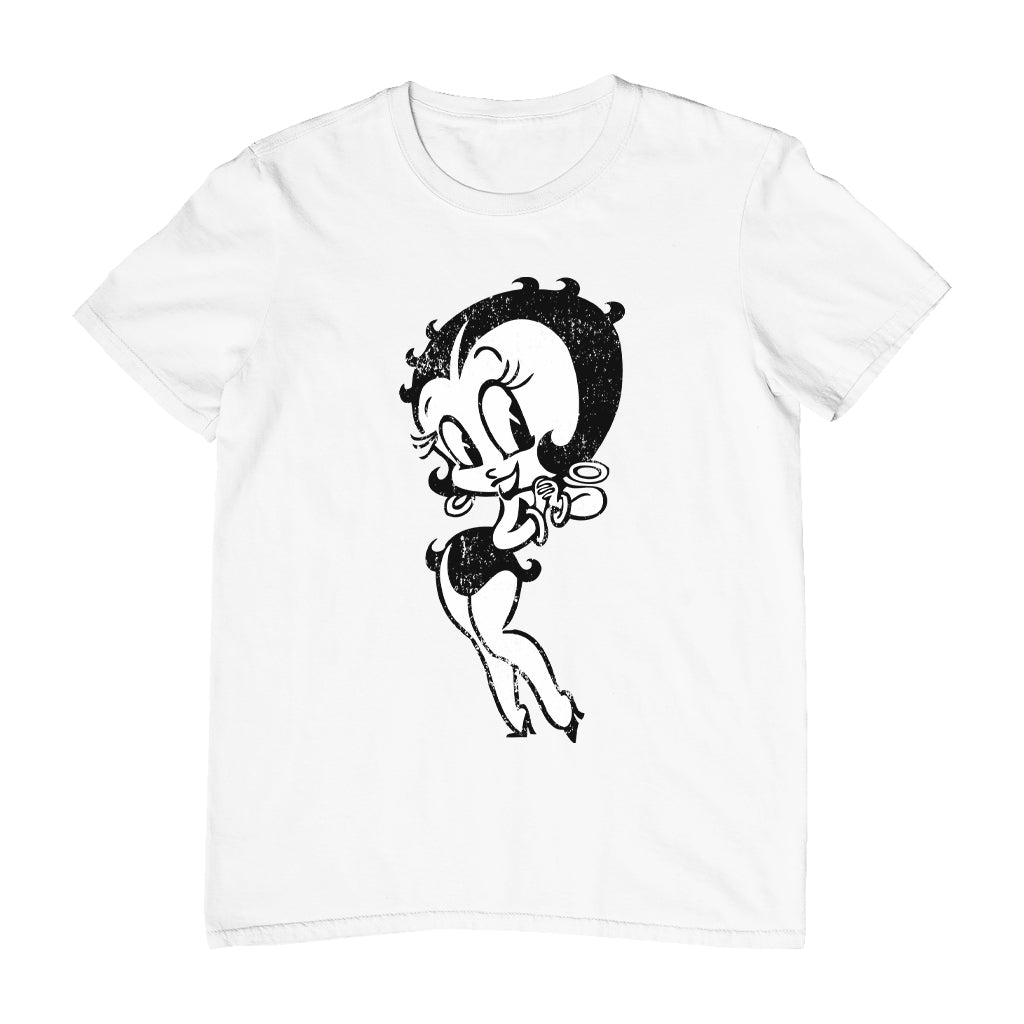 Betty Boop Hands Together Smiling Men's T-Shirt