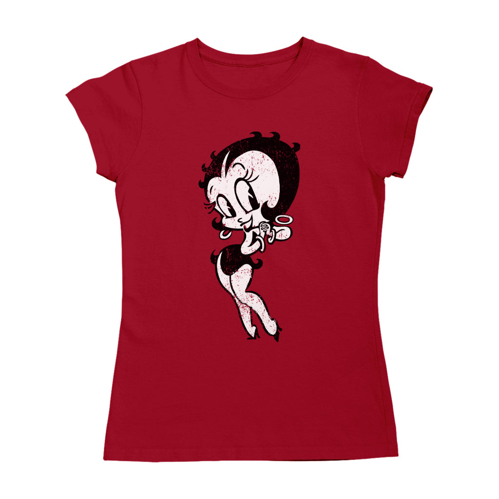 Betty Boop Hands Together Smiling Women's T-Shirt
