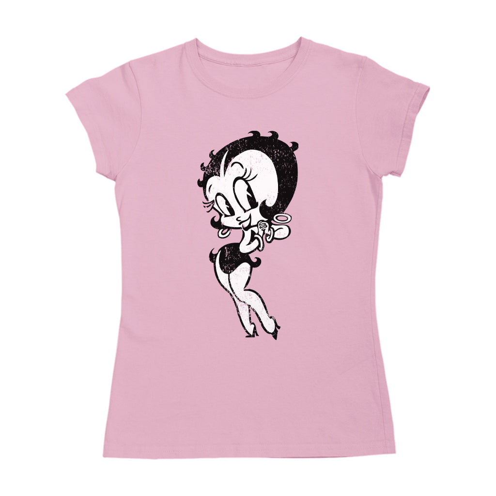 Betty Boop Hands Together Smiling Women's T-Shirt