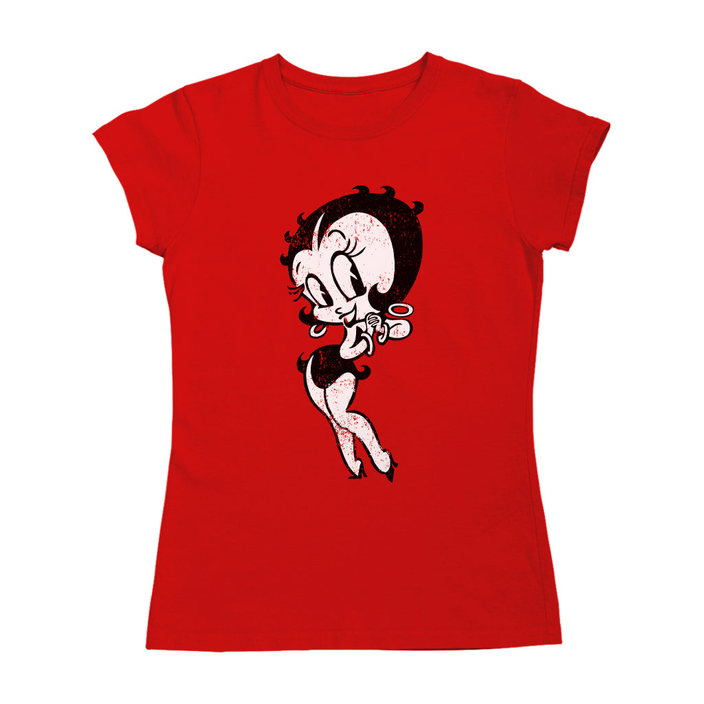 Betty Boop Hands Together Smiling Women's T-Shirt