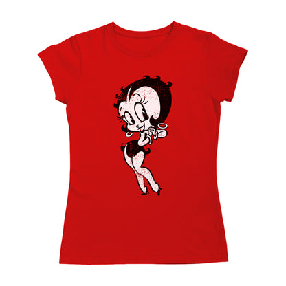 Betty Boop Hands Together Smiling Women's T-Shirt