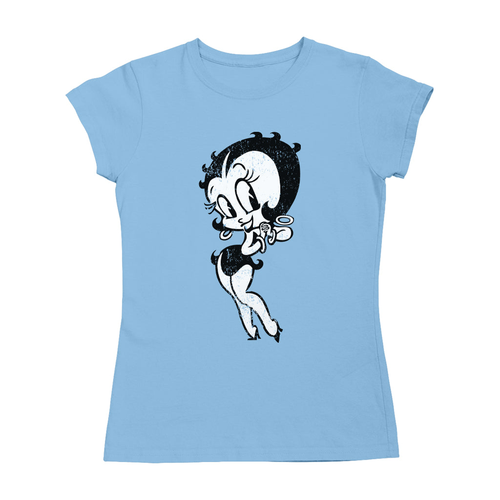 Betty Boop Hands Together Smiling Women's T-Shirt