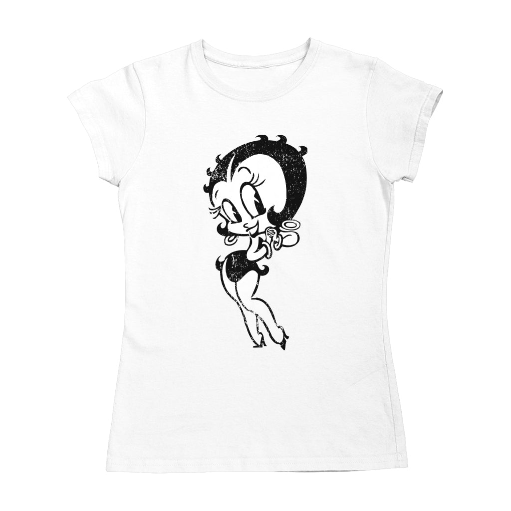 Betty Boop Hands Together Smiling Women's T-Shirt