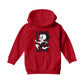 Betty Boop Running Love Love Love Kids Hooded Sweatshirt