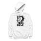 Betty Boop Running Love Love Love Men's Hooded Sweatshirt