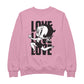Betty Boop Running Love Love Love Men's Sweatshirt