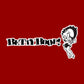 Betty Boop Black And White Text Kids Hooded Sweatshirt