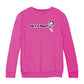 Betty Boop Black And White Text Kids Sweatshirt