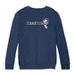 Betty Boop Black And White Text Kids Sweatshirt