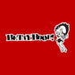 Betty Boop Black And White Text Men's T-Shirt