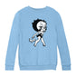 Betty Boop Handkerchief Drop Kids Sweatshirt