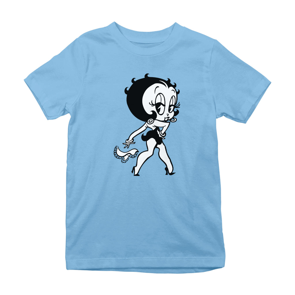 Betty Boop Handkerchief Drop Kids T-Shirt