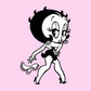 Betty Boop Handkerchief Drop Men's Hooded Sweatshirt