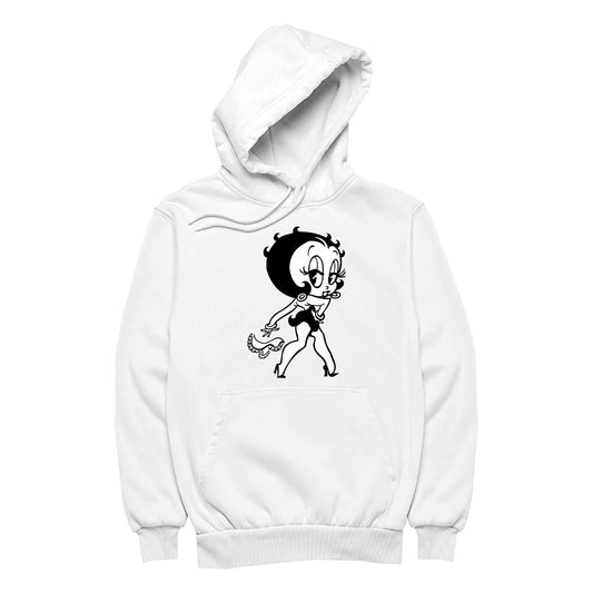 Betty Boop Handkerchief Drop Men's Hooded Sweatshirt