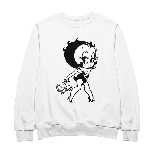 Betty Boop Handkerchief Drop Men's Sweatshirt