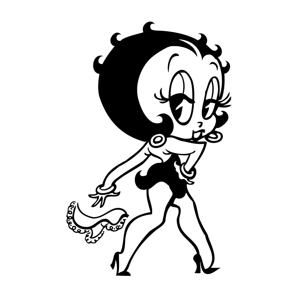 Betty Boop Handkerchief Drop Kids T-Shirt