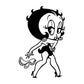 Betty Boop Handkerchief Drop Men's Sweatshirt