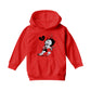 Betty Boop Heart Broken Skid Kids Hooded Sweatshirt
