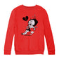 Betty Boop Heart Broken Skid Kids Sweatshirt
