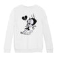 Betty Boop Heart Broken Skid Kids Sweatshirt