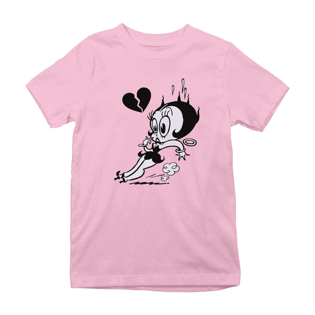 Betty Boop Heart Broken Skid Kids T-Shirt