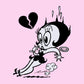 Betty Boop Heart Broken Skid Men's Hooded Sweatshirt