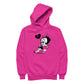 Betty Boop Heart Broken Skid Men's Hooded Sweatshirt